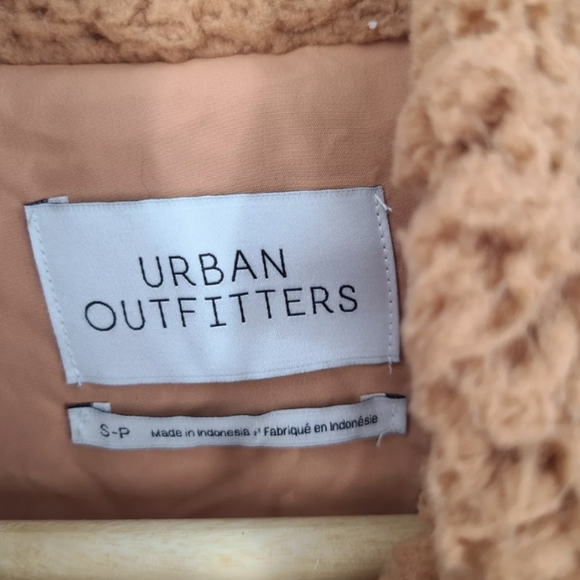 Urban Outfitters🧡 Tan Sherpa Jacket Sz Small - Picture 4 of 6